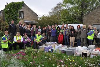 BBT members helping release hedgehogs