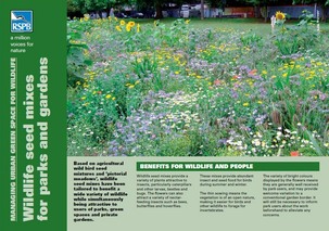 Cover of RSPB advice on wildlife seed mixes